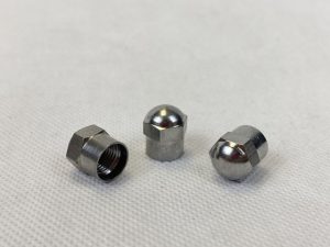 Valve Cap Metal Hex Dome P1