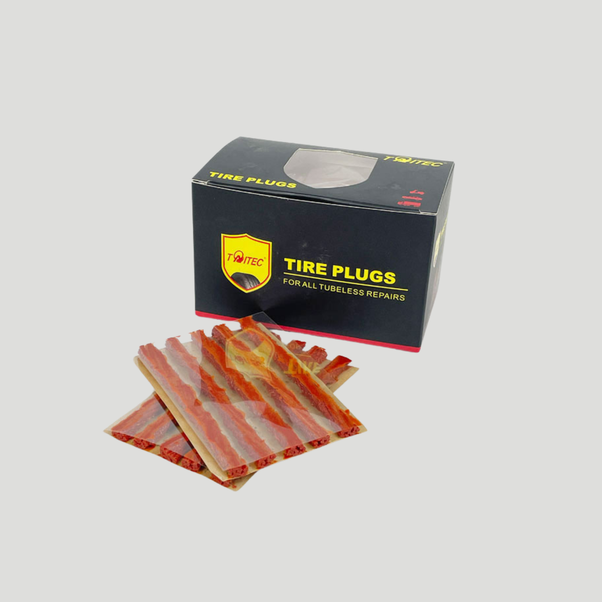 4 Pass Tubeless Plug Red/P60