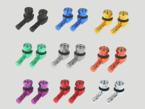 Motorbike (Chrome) 90 Deg Clamp-In Valve