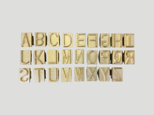 1 Inch Branding Lettering